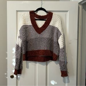 Cropped Knit Sweater!